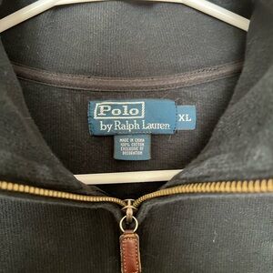 Polo by Ralph Lauren Black 1/4 Zip. Warm and soft.